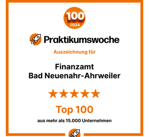 Urkunde "Top 100 Arbeitgeber!"